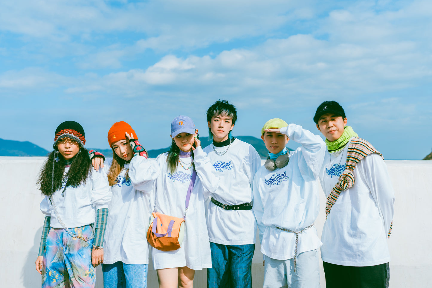 <Party Owl> - White 長袖Sweater