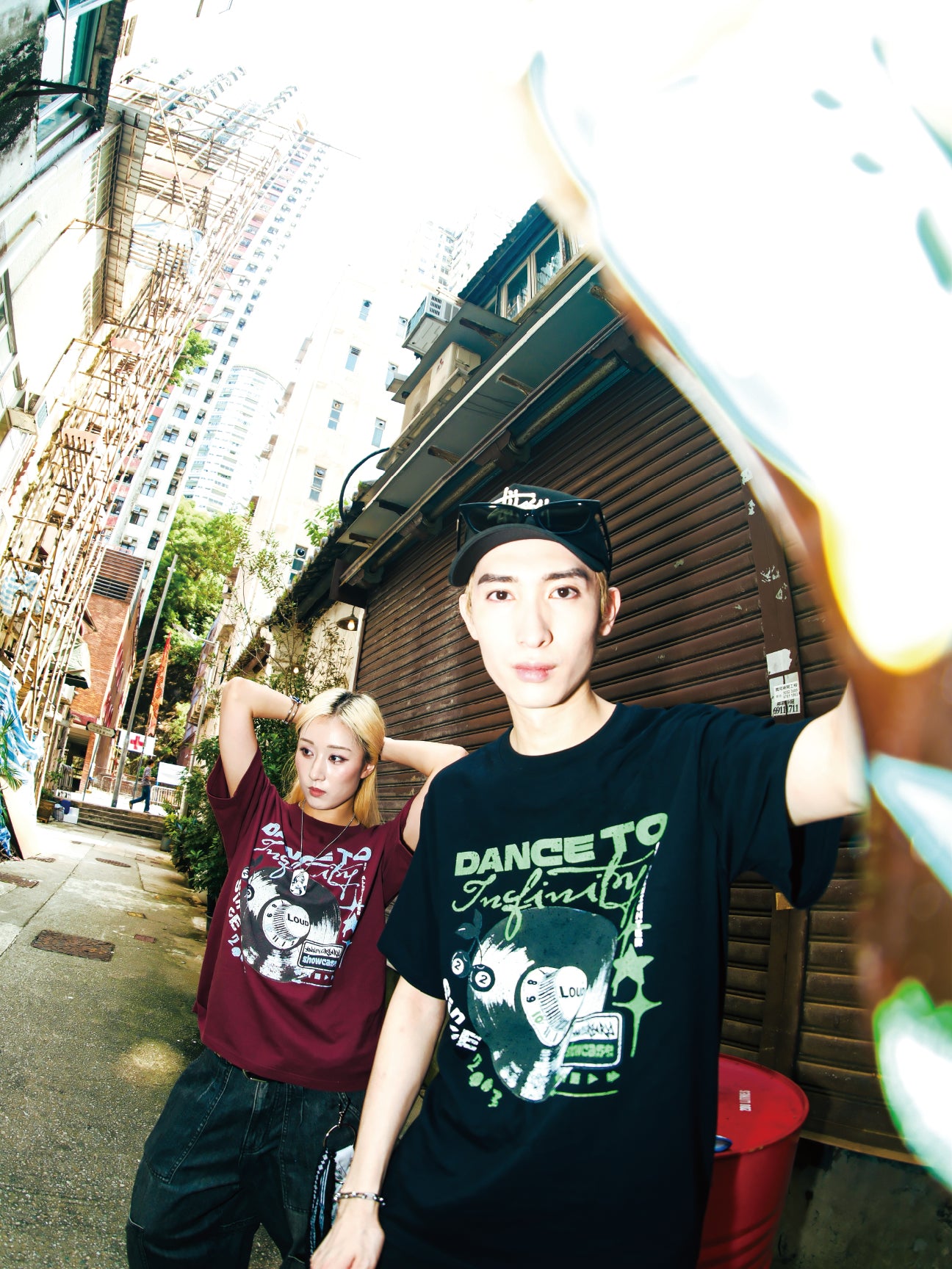 DANCE TO INFINITY T-SHIRT (BURGUNDY)